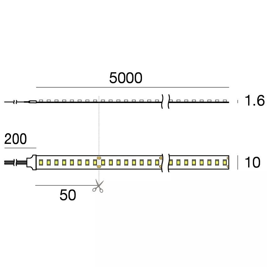 Ribbon HE 160 LEDs/m