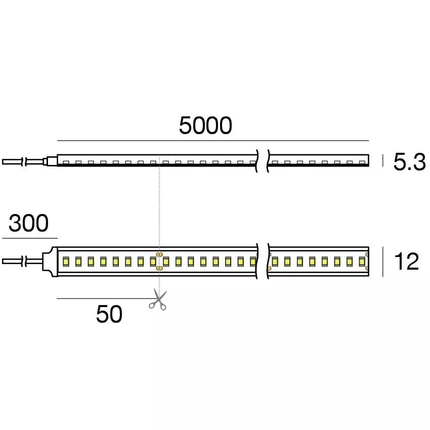 Silicone High Efficiency 160 LEDs/m