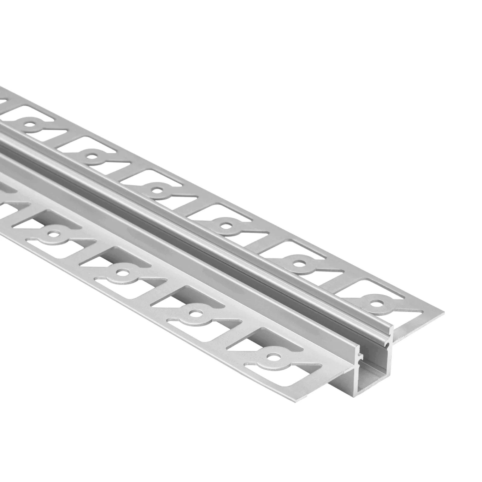 Wall-integrated linear profile | Anodised aluminium - 2000x15.7x58.6mm