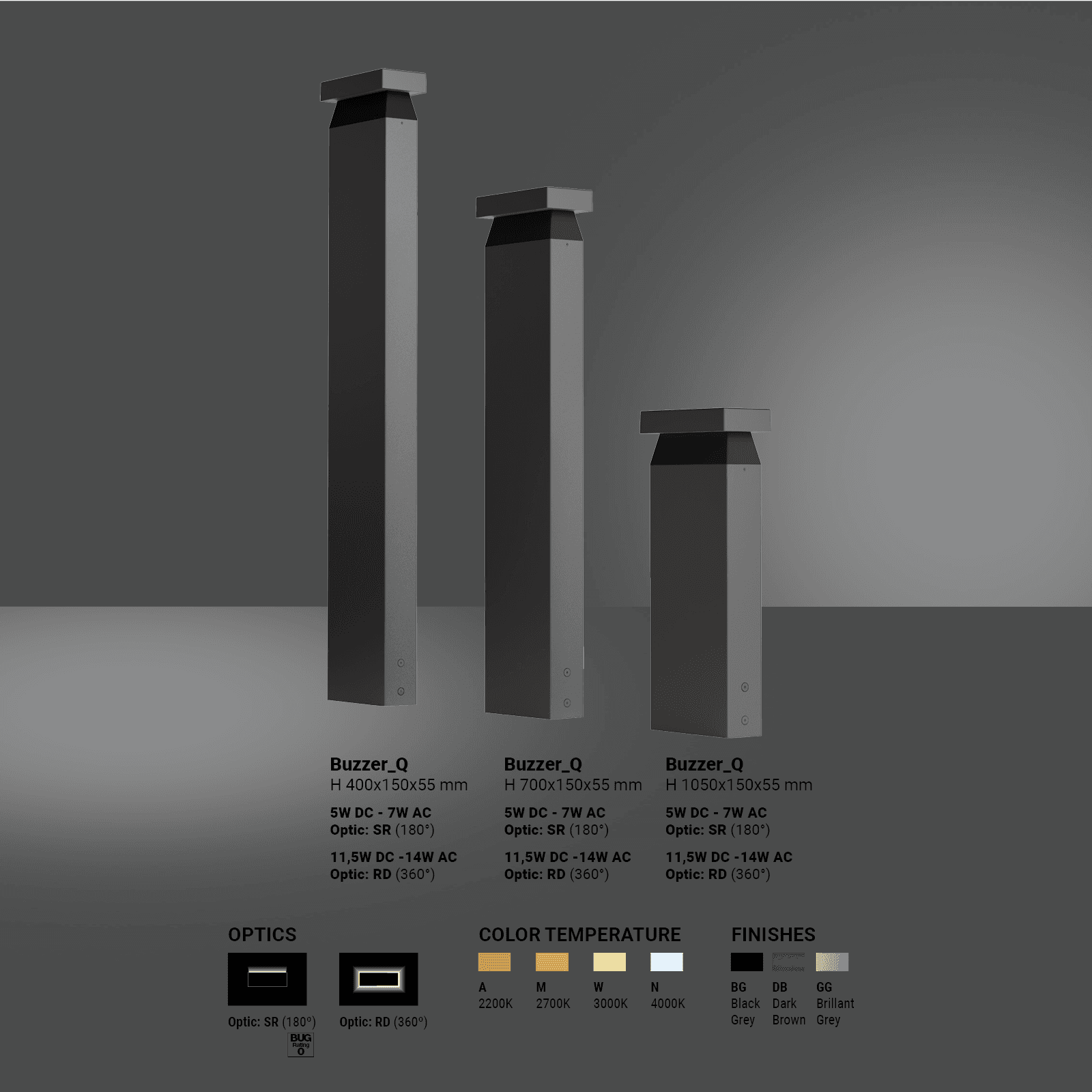 Buzzer Q Bollard Light Linealightgroup 1200X1200 10